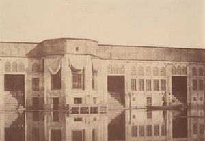 [Letnia rezydencja szacha Qasr, Emarat-e xoruji, Teheran, Iran], lata czterdzieste i sześćdziesiąte XIX wieku.