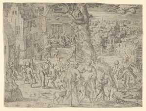 Jarmark Wiejski, 1549., 1549. autorstwa Possibly by Peeter van der Borcht.