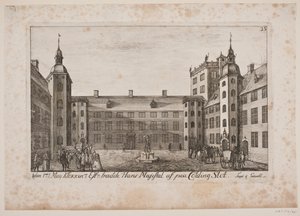 Frederik V w Koldinghus autorstwa Poul Isac Grønvold