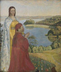Dante i Beatrice w raju