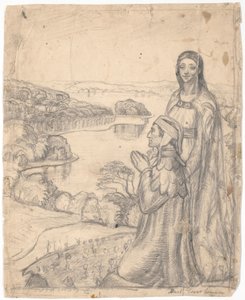 Dante i Beatrice w raju