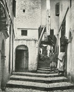 Rue de la Kasbah, Algier, Algieria, 1895.
