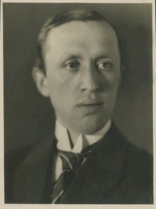 Portret Karela Capka 1890-1938, 1930. autorstwa Prague . Photo studio Vanek