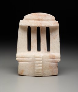 Świątynia, przed 300 pne (kalcyt) autorstwa Pre Columbian Pre Columbian