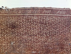 Tkanina prekolumbijska, al. J. Anquetil157: twarz157 bis: klapa autorstwa Pre Columbian Pre Columbian
