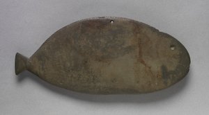 Paleta w formie ryby, ok. 3500-2950 pne (szarołaz) autorstwa Predynastic Period Egyptian