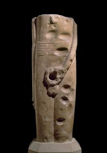 Rzeźba boga Min, Hierakonpolis, prawdopodobnie ok. 4000 p.n.e. (piaskowiec)