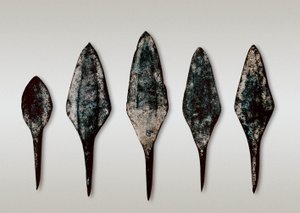 Kultura argarowa: groty strzał (metalowe) autorstwa Prehistoric Prehistoric