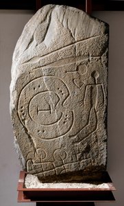Iberyjska Stela wojownika Solany z Cabanas. VIII-VI wiek p.n.e. autorstwa Prehistoric Prehistoric