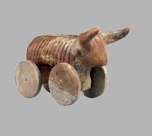 Statuetka Zoomorficzna na Kołach, 3950-3500 p.n.e.
