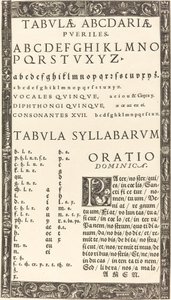 Alfabet dla podkładu autorstwa Probably German 16th Century