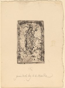 Madonna z Dzieciątkiem autorstwa Probably Netherlandish 15th Century