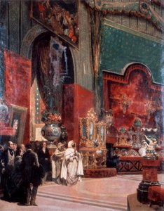 Abd al-Kadir odwiedza Wystawę Powszechną w Paryżu, 1855.