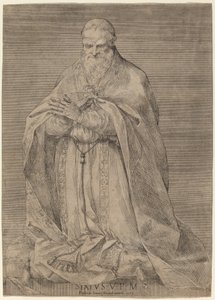 Papież Sykstus V autorstwa Prospero Bresciano, after Giuseppe Cesari