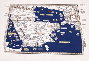 Mapa Arabii, Zatoki Perskiej i Morza Indyjskiego, 1541