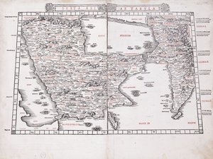 Szósta mapa Azji autorstwa Ptolemy