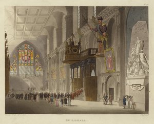 Ratusz autorstwa Pugin and Rowlandson