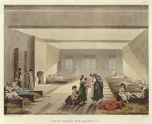 Przekaż pokój Bridewell autorstwa Pugin and Rowlandson