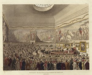 Towarzystwo Zachęty Sztuki autorstwa Pugin and Rowlandson