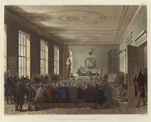Towarzystwo Rolnicze autorstwa Pugin and Rowlandson