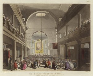 Kaplica rzymskokatolicka autorstwa Pugin and Rowlandson