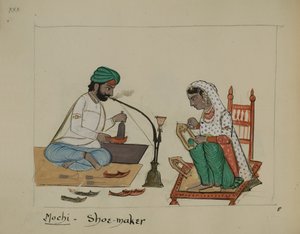 Producent butów autorstwa Punjabi School