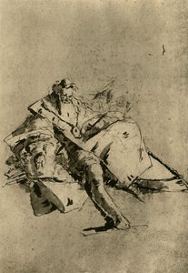 „Stary siedzący”, XVIII wiek, 1928 r. autorstwa Pupil of Tiepolo