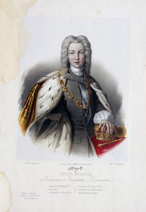 Portret cara Piotra II Rosji 1715-1730