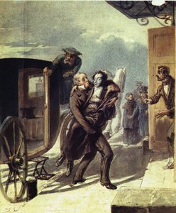 Puszkin po pojedynku, 1855