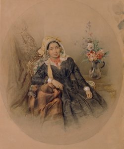 Portret baronowej Iulianii Iwanowny Klodt von Juergensburg, 1845 autorstwa Pyotr Fyodorovich Sokolov