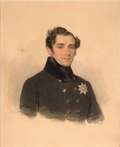 Portret księcia Aleksandra Fiodorowicza Golicyna 1796-1864, 1838 autorstwa Pyotr Fyodorovich Sokolov