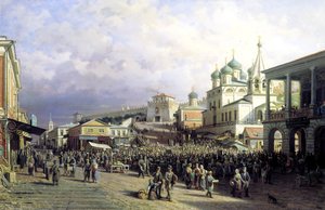 Targ w Niżnym Nowogrodzie, 1872 r.