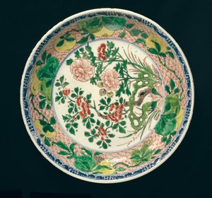 Naczynie z dekoracją famille verte, okres Kangxi, 1662-1722 (ceramika)