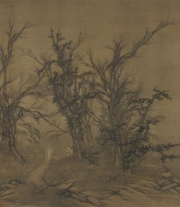 Wyniosły uczony w jesiennym lesie, lata 1730-1740