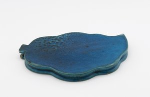 Stojak w kształcie liścia, XVIII-XIX w. (ceramiczny)