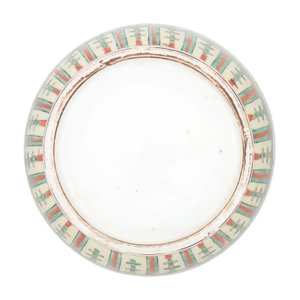 Famille verte „Romance of the Three Kingdoms” Rouleau wazon (ceramiczny)