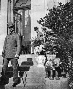 Król Danii Chrystian IX 1818-1906 i książę Fryderyk 1868-1940, 1904 1908.