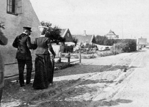 Lądowanie w Skagen, Dania, 1908. autorstwa Queen Alexandra
