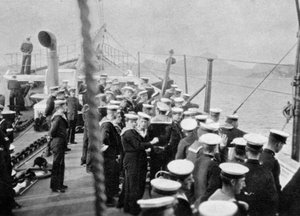 Załoga jachtu królewskiego Victoria and Albert III, Norwegia, 1904 1908.