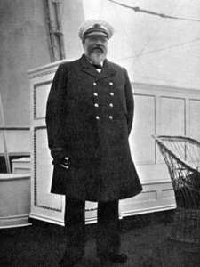 Pilot podczas rejsu norweskich jachtów królewskich 1904 1908. autorstwa Queen Alexandra