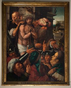 Ecce Homo. Quinten Metsys. XVI wiek (olej na drewnie)