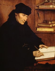 Portret Erazma z Rotterdamu (1466-1469 - 1536), holenderskiego teologa i humanisty