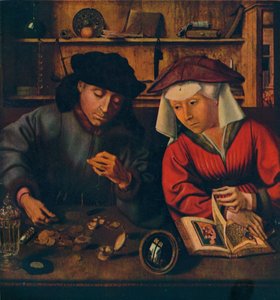 „Lichwiarz i jego żona”, 1514