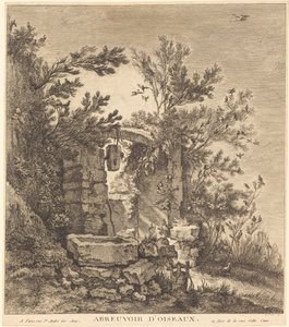 Wodopoj dla ptaków autorstwa Quentin Pierre Chedel after François Boucher