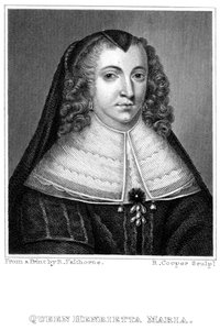 Henrietta Maria 1609-1669. królowa małżonka króla Karola I 1600-1649, XIX wiek. autorstwa R. Cooper