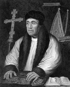 William Warham 1450-1532, arcybiskup Canterbury, 1824. autorstwa R. Cooper