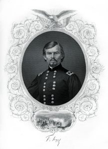 Generał Franz Sigel, generał Unii w wojnie secesyjnej, 1862-1867. autorstwa R. Dudensing