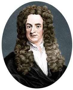Isaac Newton, angielski matematyk, astronom i fizyk, 1818