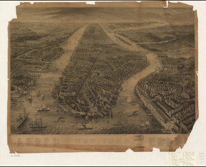 Prämie zum sechszehnten Bande des New Yorker Belletristischen [Jo]urnals. LC Mapy panoramiczne (wyd. 2), 594,7 Dostępne również na stronie internetowej Biblioteki Kongresu jako obraz rastrowy. Indeksowane dla interesujących miejsc. Niedoskonała kopia LC autorstwa R.; Peters Lexow