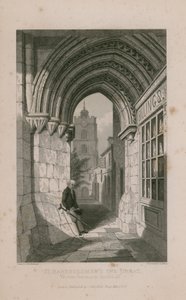 Klasztor św. Bartłomieja, Smithfield autorstwa R. W. Billings